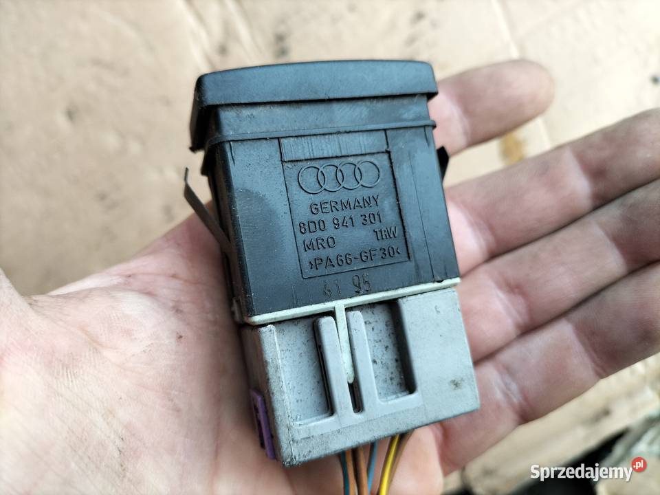 WŁĄCZNIK REGULACJI ŚWIATEŁ AUDI A4 B5 8D0941301 osobowe Kamień-Kolonia