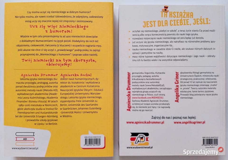 NIEMIECKI AUTENTYCZNY ANGLOJĘZYCZNYCH Z HUMOREM mazowieckie Warszawa