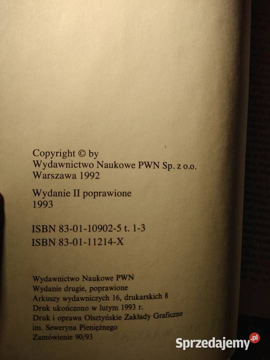 Słownik języka polskiego suplement książki Warszawa