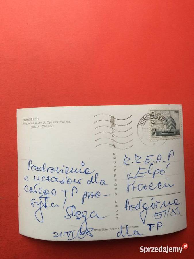 2493 Widokówka Kołobrzeg Szczecin sprzedam