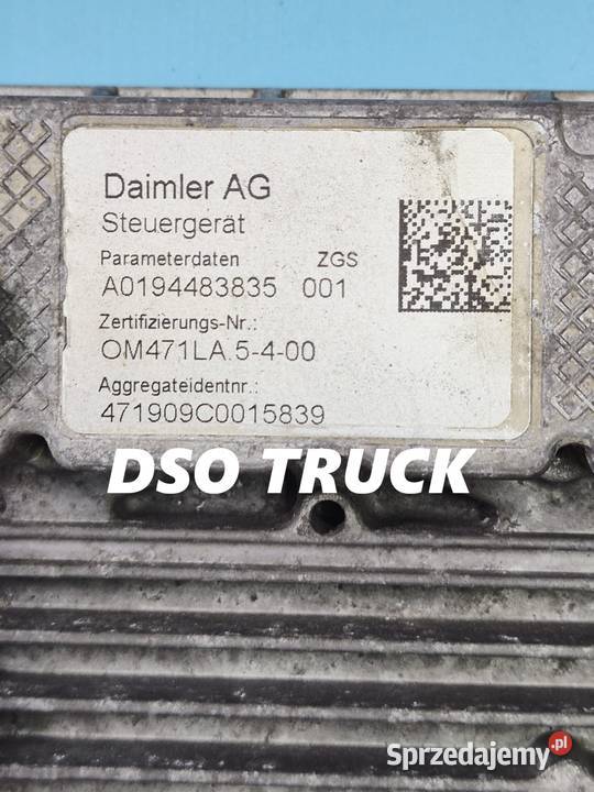A0004466935 001 Sterownik MCM mercedes MP ACTROS świętokrzyskie Zawichost