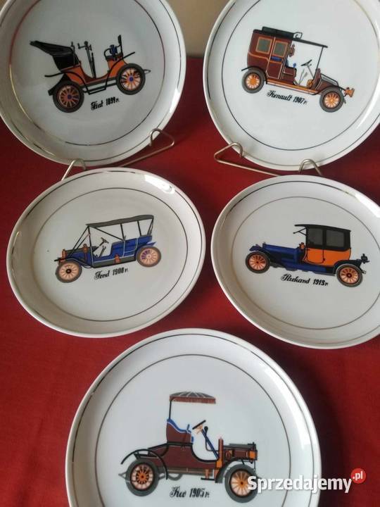 Automobile 5 Talerzy Kolekcjonerskich Wałbrzych