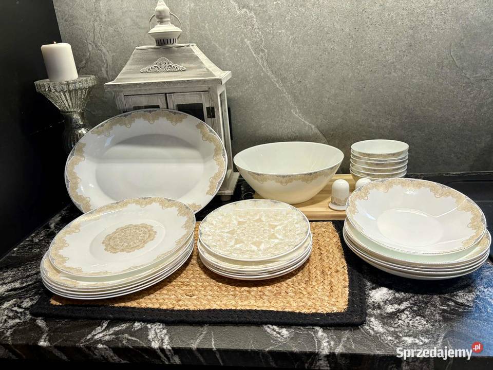 199 Serwis obiadowy 28 elementów Królewski Zabrze