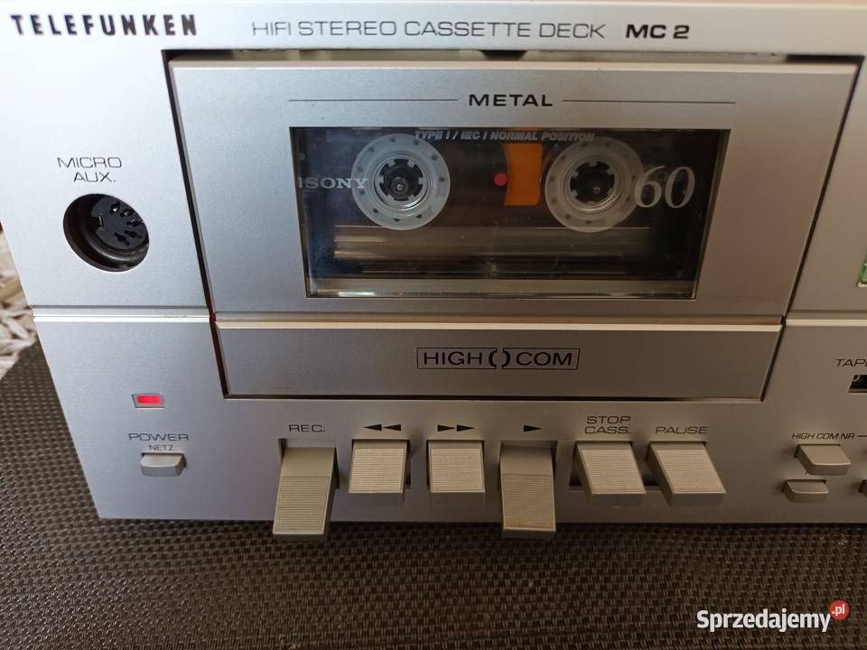 Magnetofon Telefunken MC 2 Hi Fi sprawny Tychy