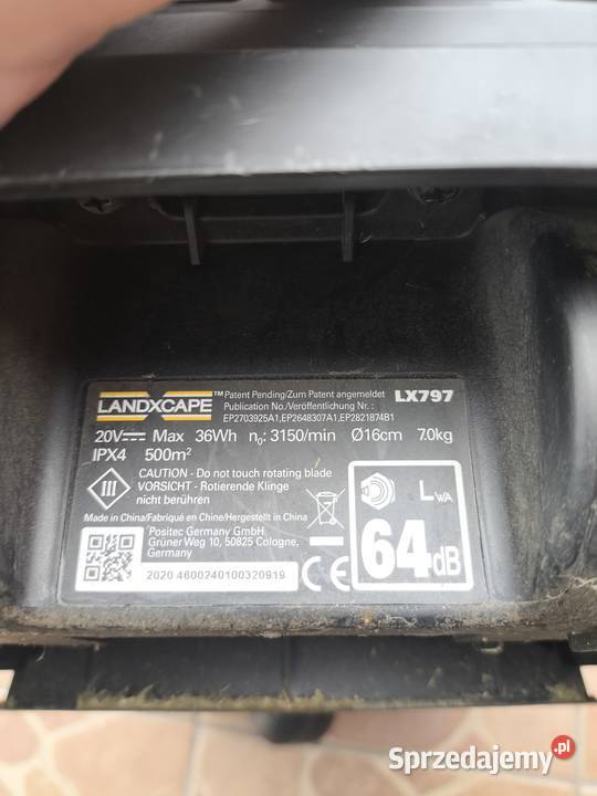 Robot koszący LANDXCAPE LX797 500 m automatyczna lubelskie Kock sprzedam