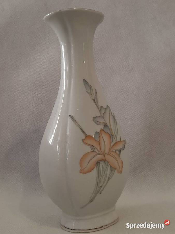Piękny porcelanowy chiński wazonsygnowany kujawsko-pomorskie Inowrocław