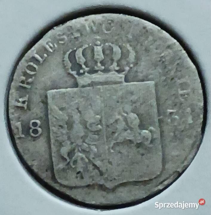10 Groszy Powstanie Listopadowe 1831 r srebro Konin