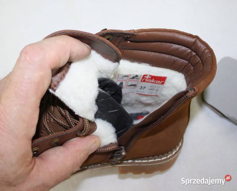 Damskie buty Rieker trapery ekoskóra zamsz 23.5cm Tarnowskie Góry sprzedam