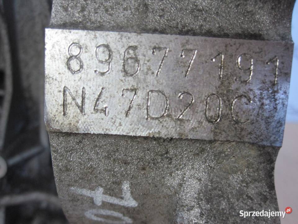 BMW 3 5 20 D N47D20C 177 09r blok silnika sprzedam