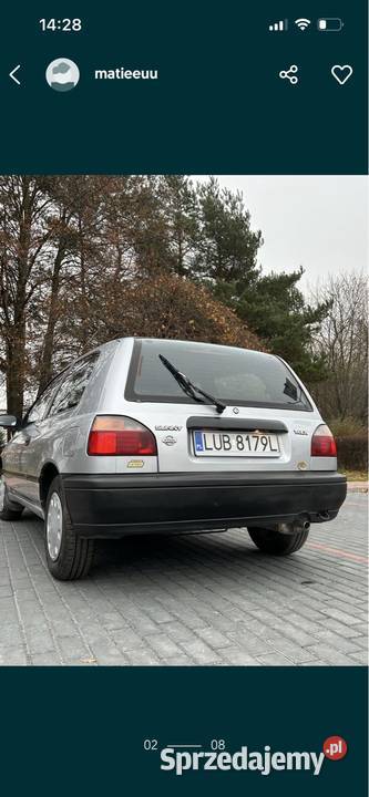 nissan sunny srebrny lubelskie