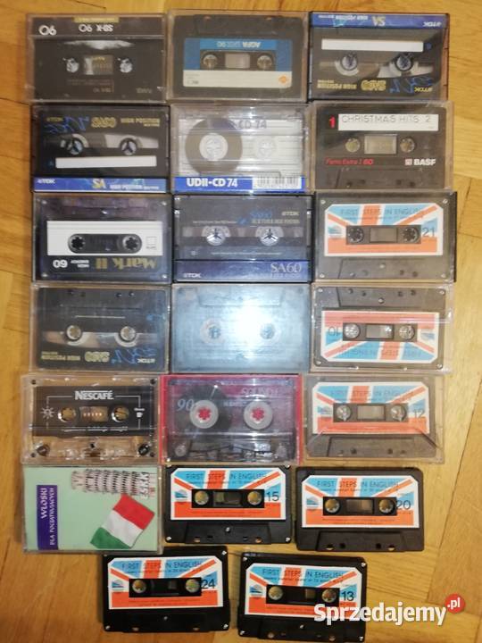 Kasety magnetofonowe 20 sztuk lata 80te Warszawa