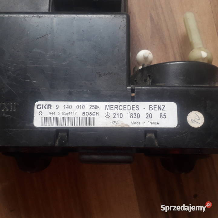 Panel regulacji nawiewu Mercedes W210 Okularnik osobowe Ogrzewanie, wentylacja i klimatyzacja Tarnów