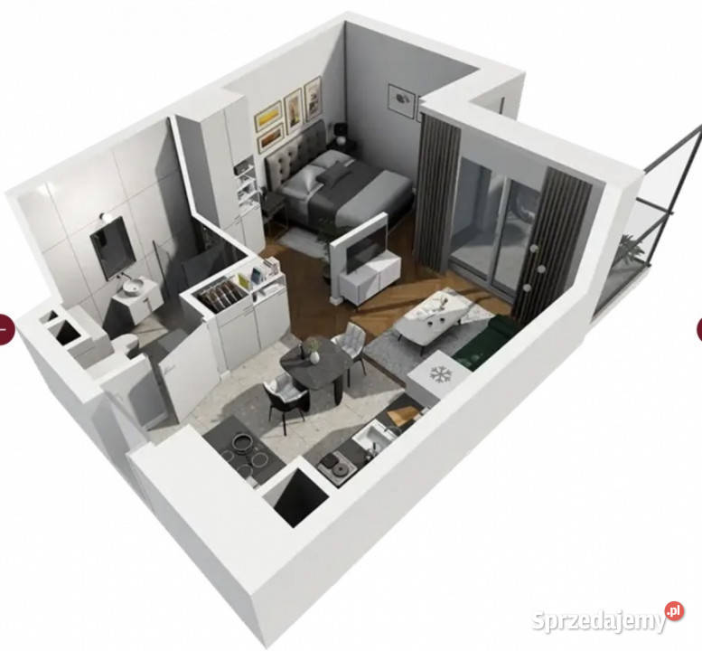 Cesja studio 3284 m2 w inwestycji Kapitanat Piętro 2 Sprzedaż pomorskie