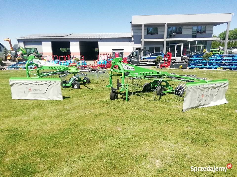Zgrabiarka INTERTECH 35m 42m tandem WOM nieuszkodzony Miechów sprzedam