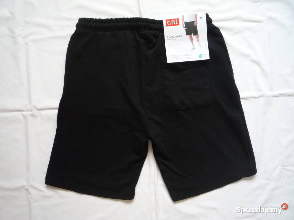 Nowe Cleve M Szorty męskie Czarne Krótkie zachodniopomorskie Szczecin sprzedam