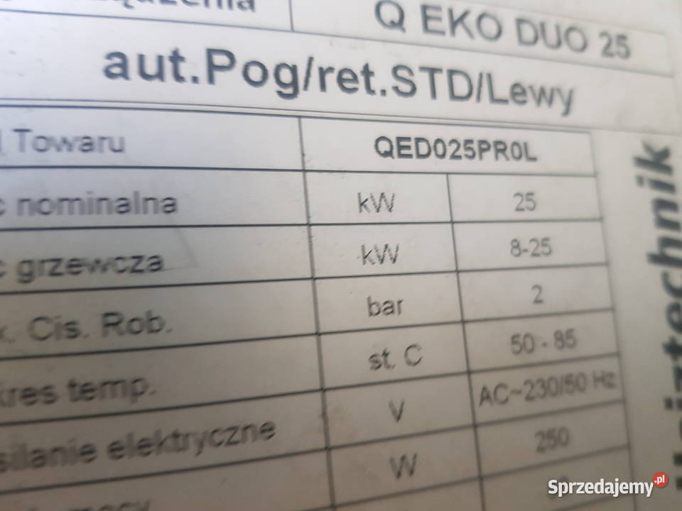 Piec Heiztechnik używany na ekogroszek 25 kw z Ruda Śląska