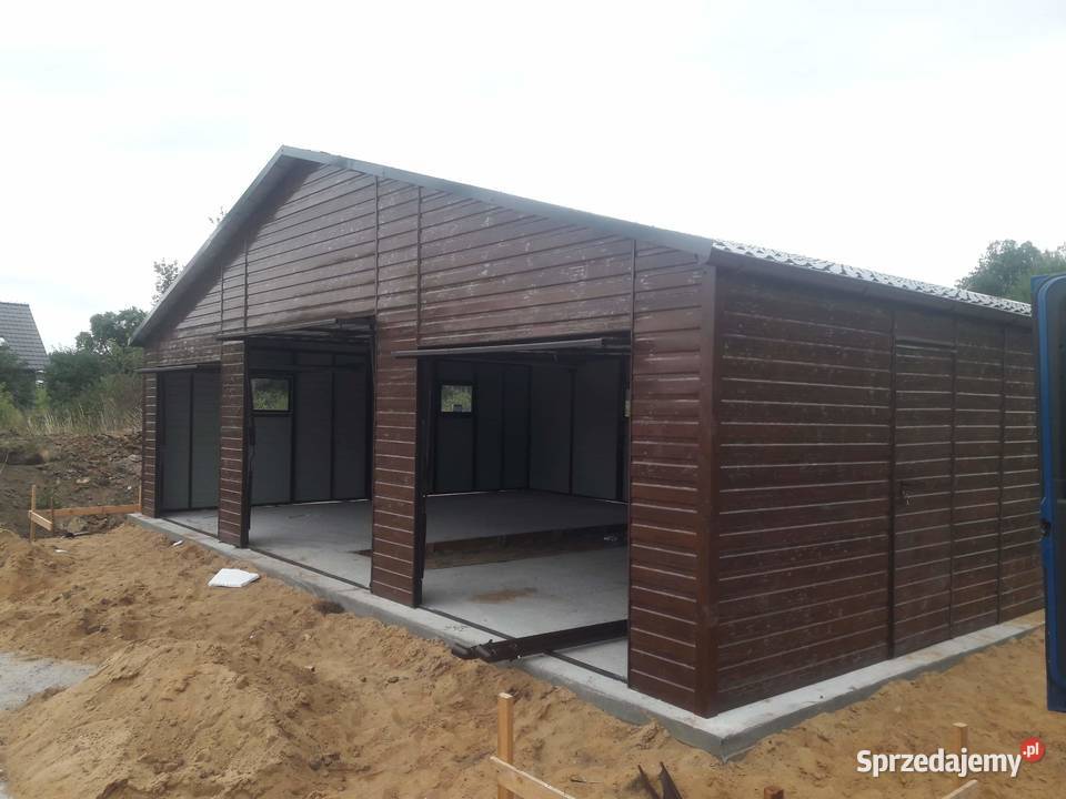 Duży Garaż Blaszany Magazyn Garaże Wiaty Hale 281zł/m2 mazowieckie Wyszków