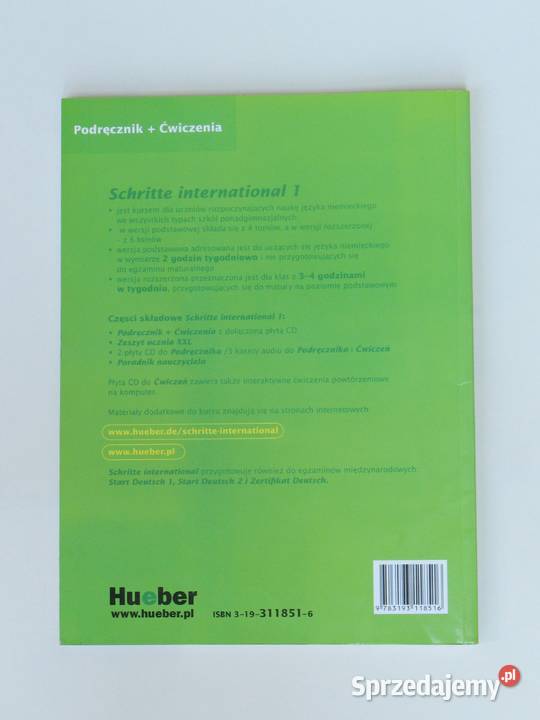 Schritte international 1 Podręcznik ćwiczenia Kraków