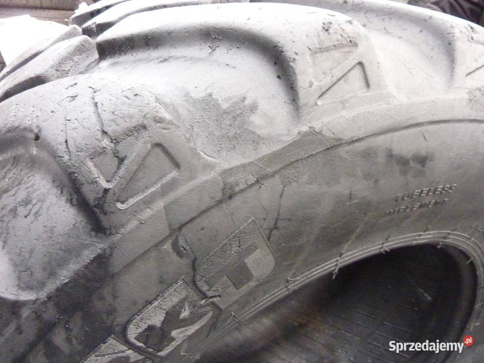 2x Opona używana rolnicza 60055R265 BKT FL630 podlaskie Zaścianki