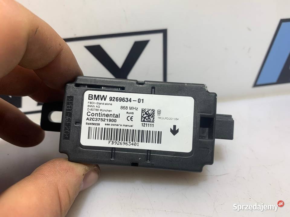 BMW F12 F13 X3 F25 X4 F26 MODUŁ STEROWNIK ALARMU osobowe
