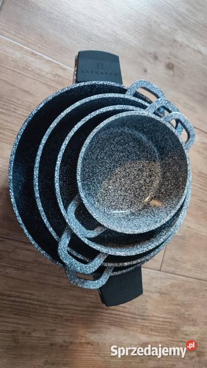 Zestaw 4 garnków indukcja AGD drobne Warszawa