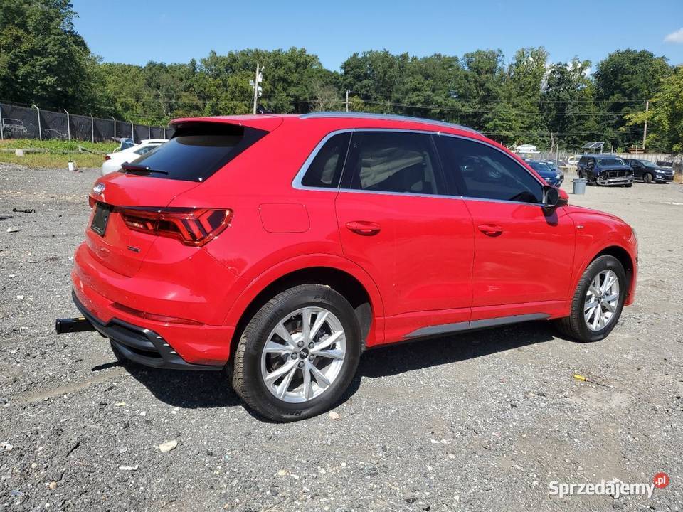 Audi Q3 2021 20 quattro sline uszkodzona w