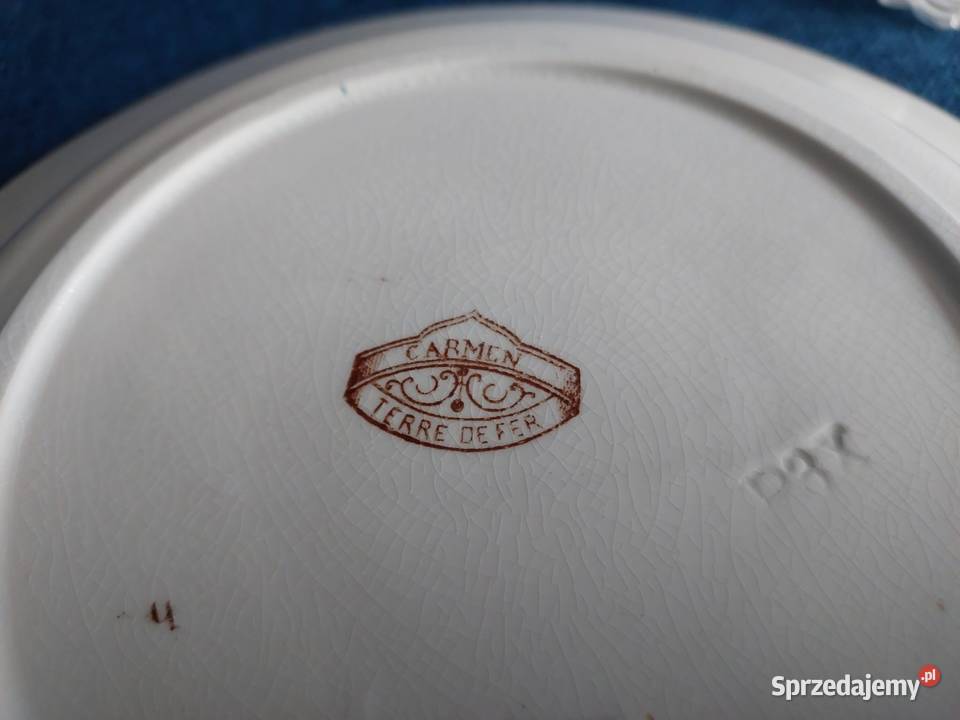 Talerz 3 Sarreguemines Antyki, Sztuka, Kolekcje Skwierzyna