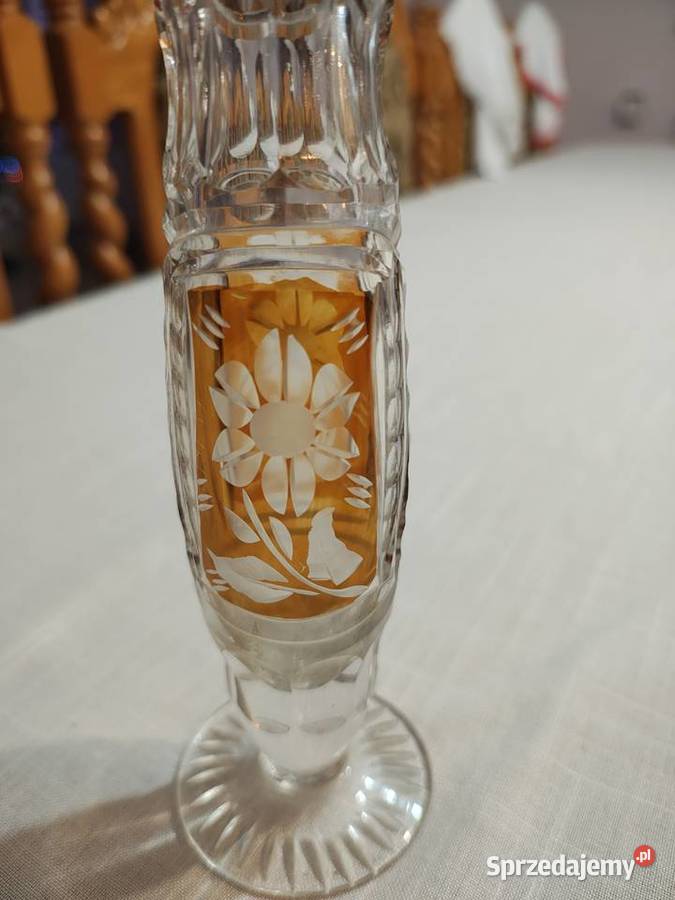 Wazon kryształowy Huta Julia Słupca sprzedam