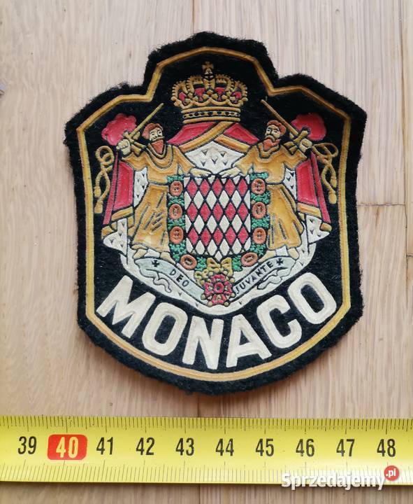 256 NASZYWKA na mundur policyjny logo MONACO łódzkie