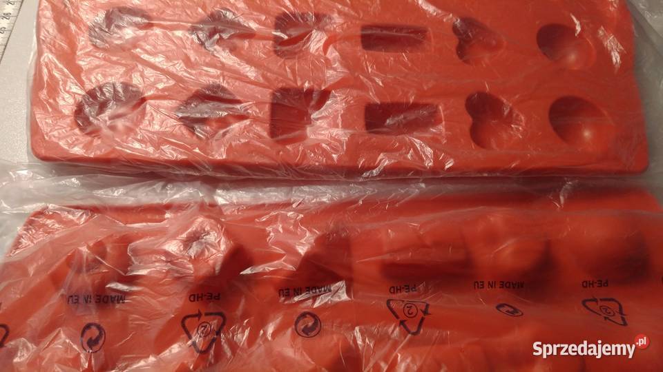 Nowe silikonowe foremki Tupperware różne małe podlaskie Białystok