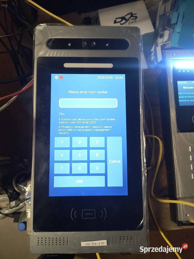 Super wideodomofon rozpoznawanie twarzy RFID Pozostałe Kraków sprzedam