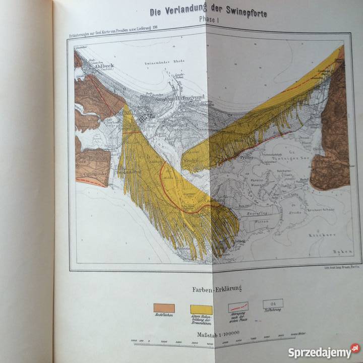 877 Geologischen Karte zachodniopomorskie Szczecin sprzedam