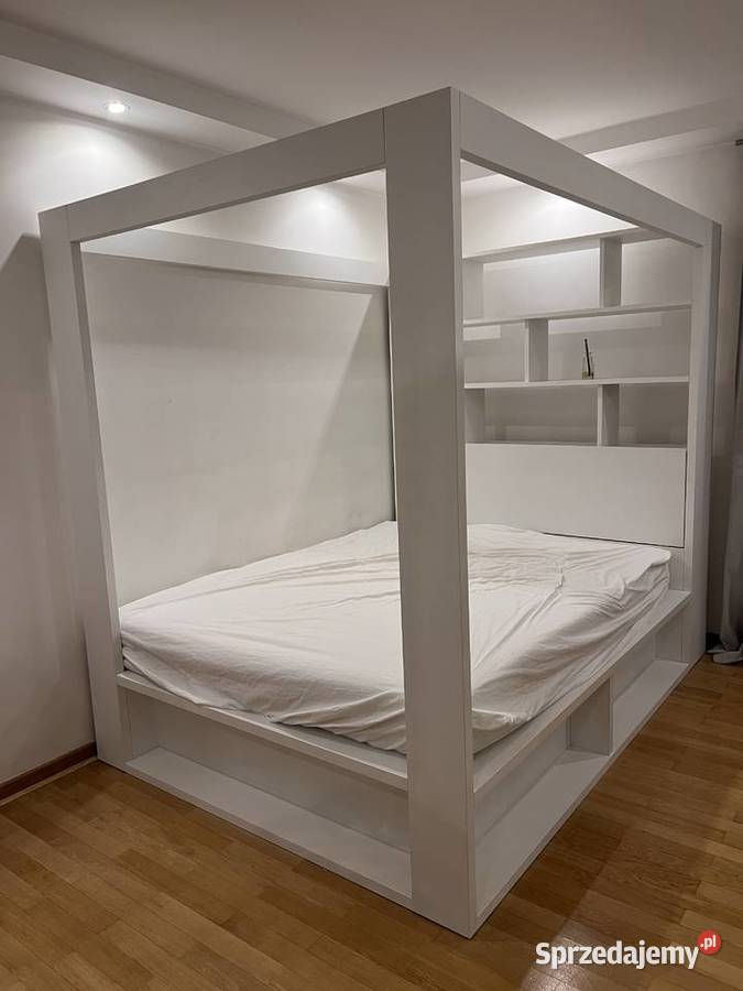 Łóżko z baldachimem materac Warszawa
