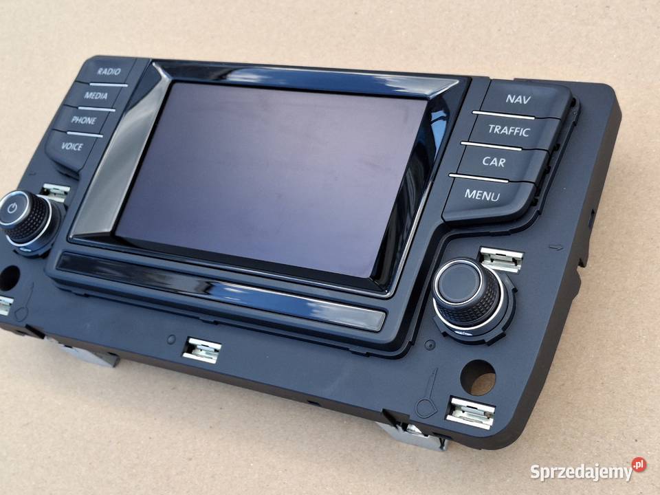 VW GOLF 7 VII RADIO WYŚWIETLACZ PANEL EKRAN Bieleń