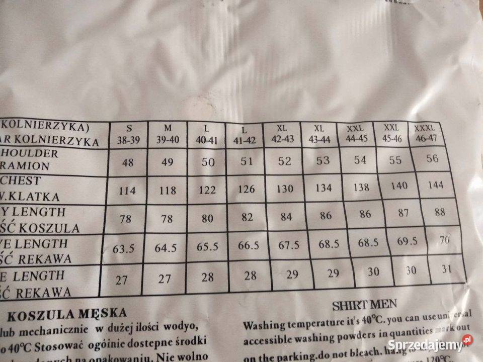 koszula meska wizytowa 4142 łódzkie Wieruszów