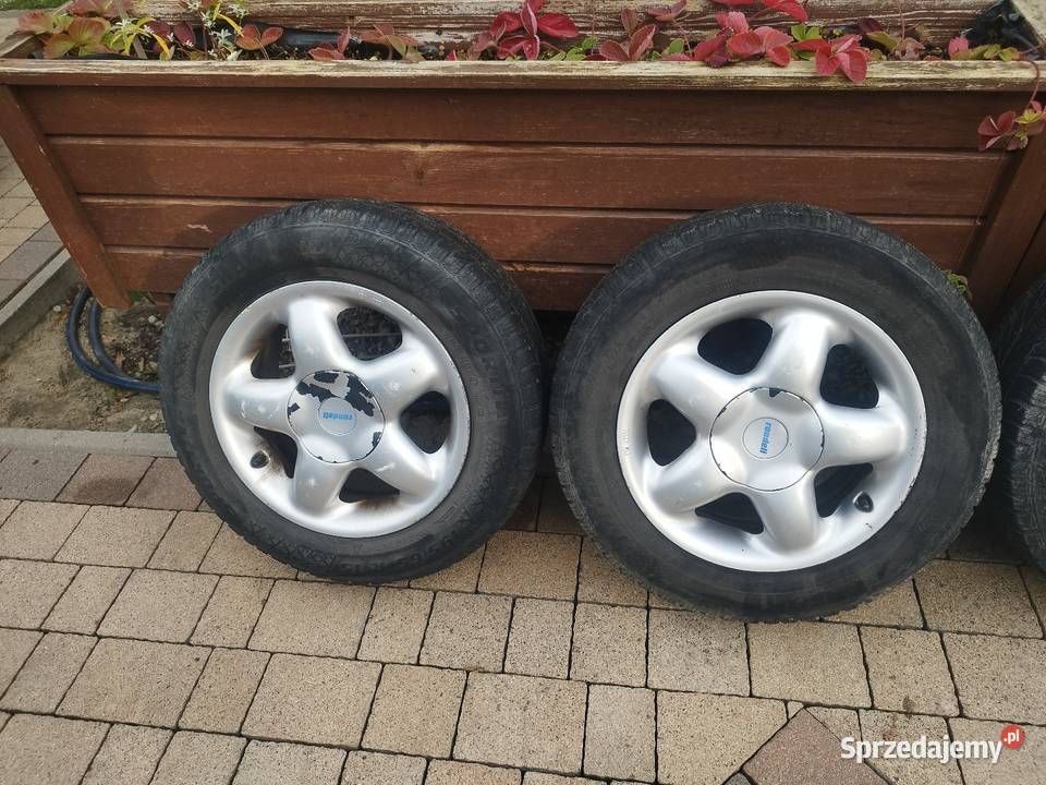 Felgi opel npzafira B 5x110 15 opony zimowe aluminiowe Samochodowe Lubasz