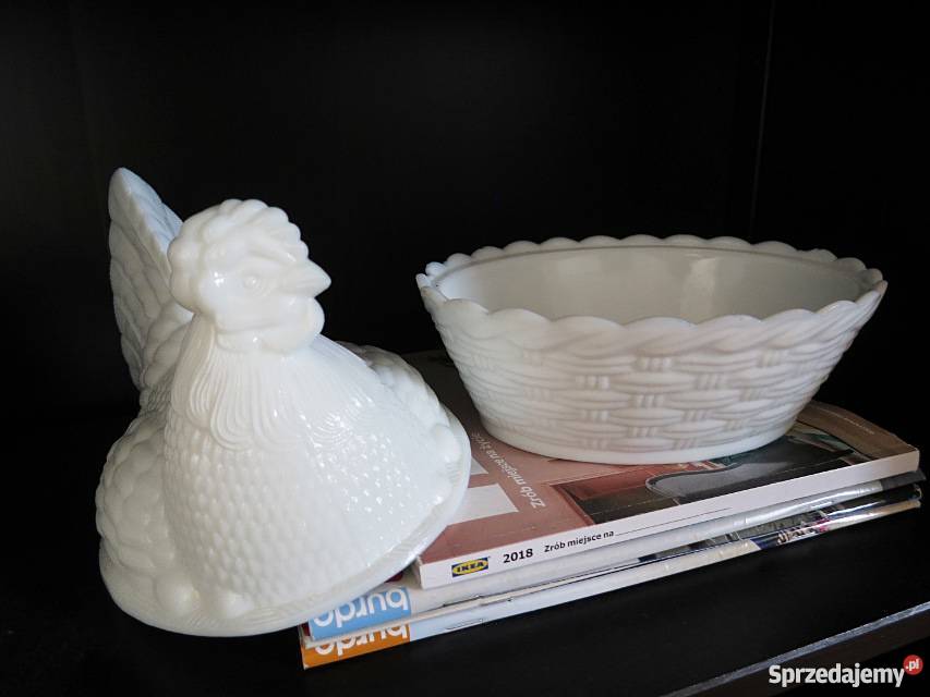 Porcelanowa kura PRL Poznań sprzedam