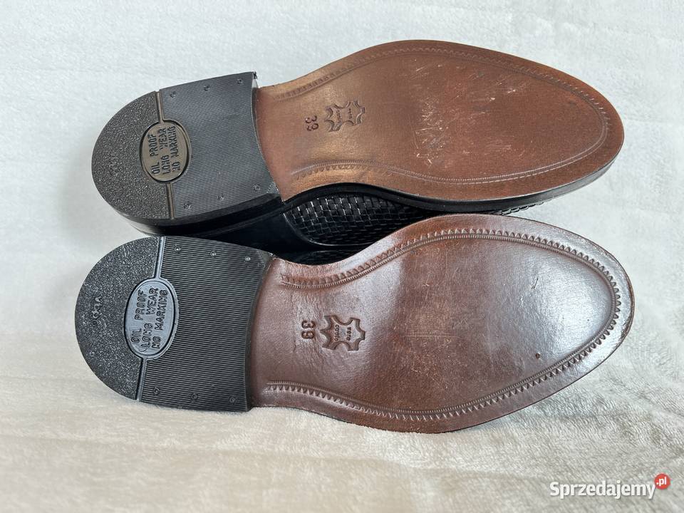 Europa shoes całe ze skóry półbuty męskie Jastrzębie-Zdrój