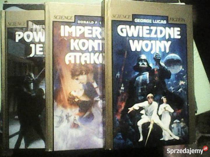 pierwsze trzy tomy trylogii gwiezdne wojny Antykwariat