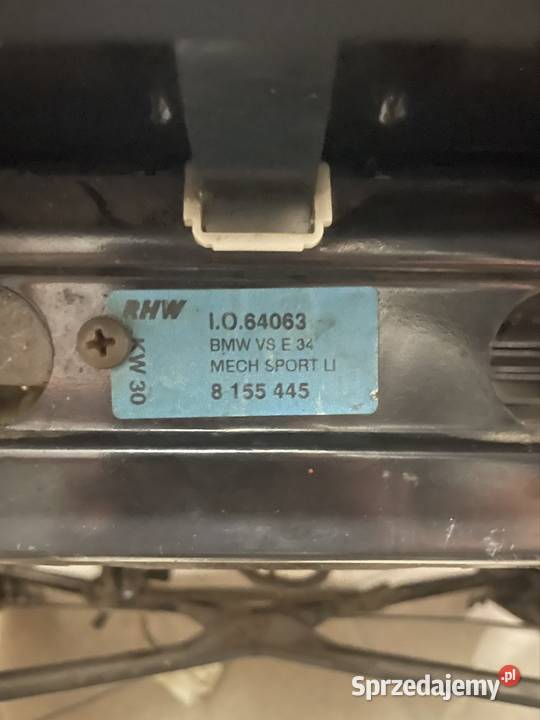 Fotel BMW E34 sportsitze podgrzewany skóra Rok produkcji 1992 Fotele i kanapy wielkopolskie Poznań