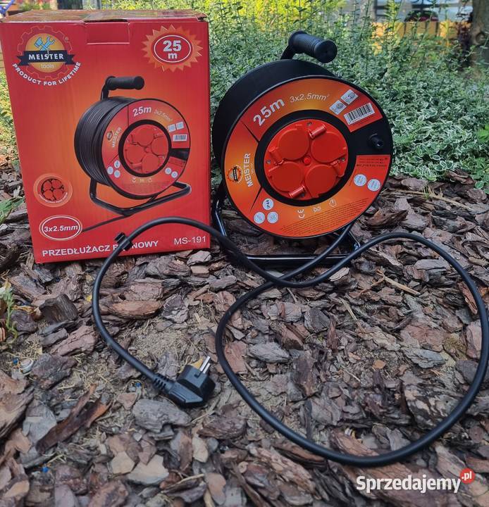 Przedłużacz bębnowy 25 m Przedłużacze Szczecin