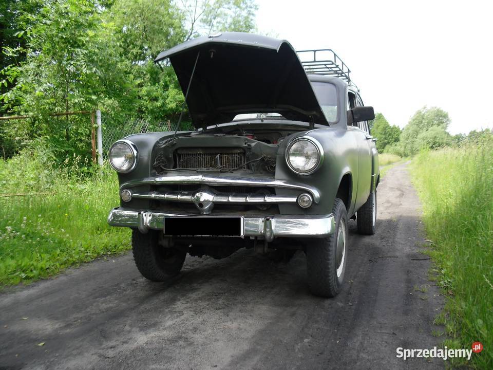 Moskwicz 410H 4x4 Unikat Prototyp Okazja Zdrowy manualna Podbiel