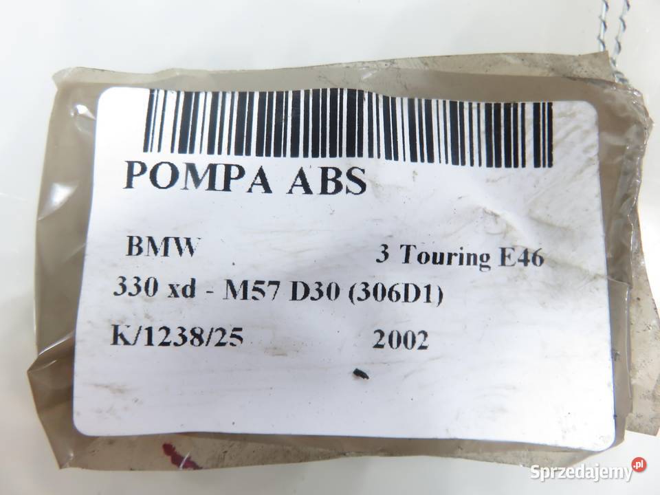 POMPA ABS BMW 3 E46 6757019 0265950066 sprzedam