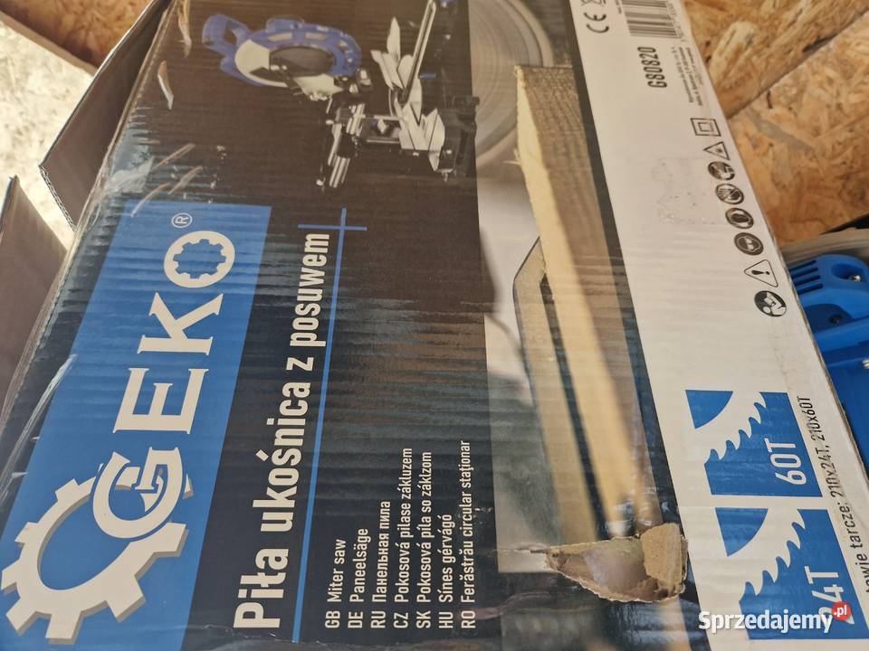 Piła ukośnica z posuwem 1700W 210mm Geko G80820 Głogowa
