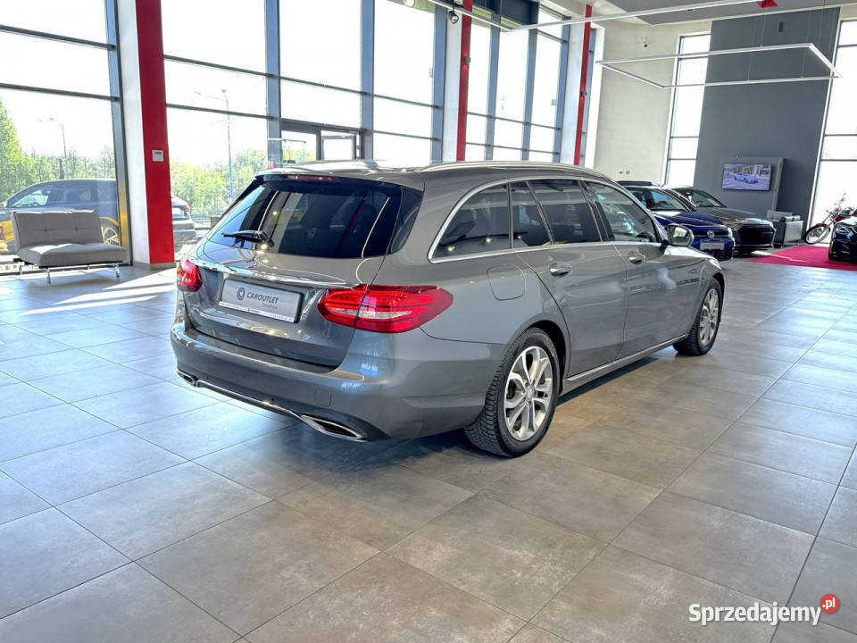 Mercedes C 200 T 20 184 automat 2016 r salon Zarejestrowany w Polsce Myślenice