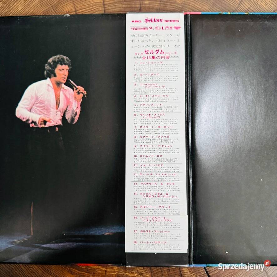 Tom Jones Live In Las Vegas EXEX Japan Obi LP płyta winylowa Gdańsk