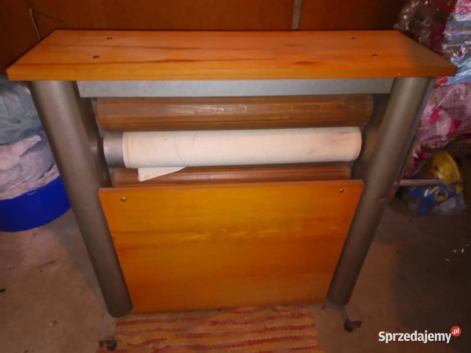 Magiel ręczny do prasowania tkanin PRL vintage