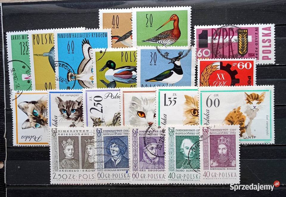 L Znaczki polskie 1964 kwartał II luzaki Filatelistyka Leźnica Wielka-Osiedle sprzedam