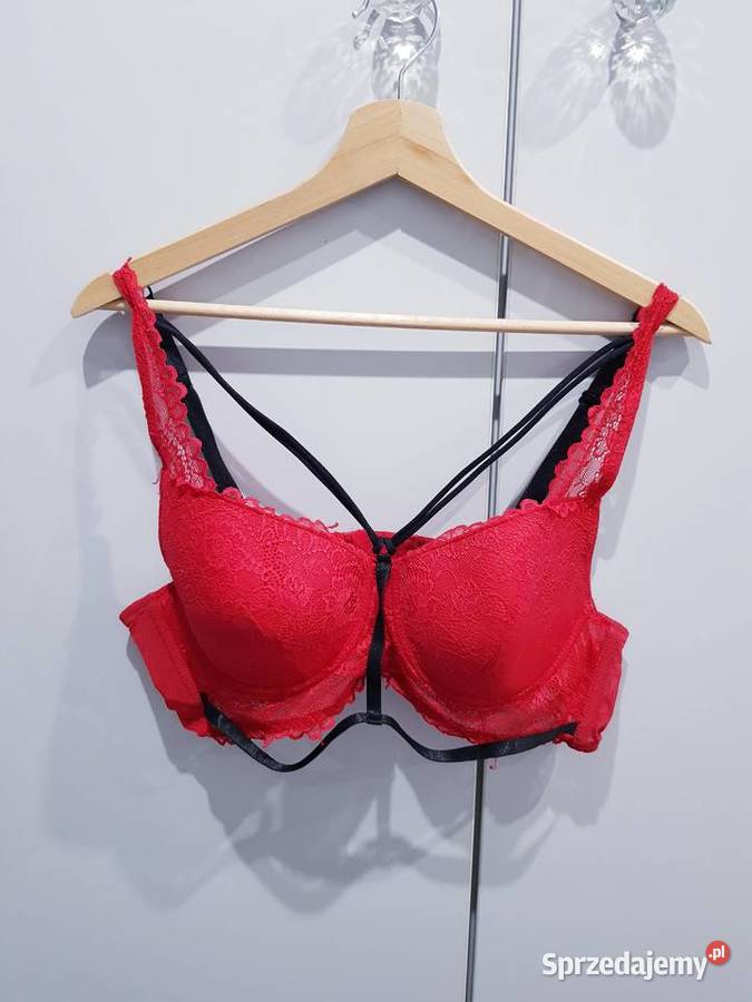 Biustonosz damski z ozdobnymi paseczkami Dąbrowa Górnicza