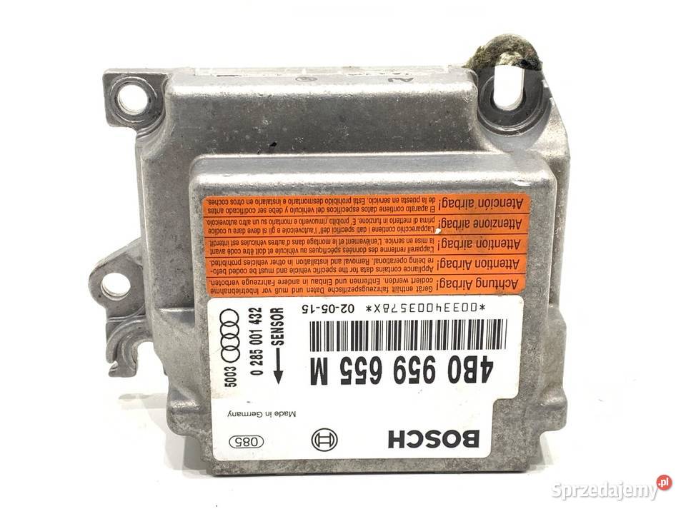 SENSOR AIRBAG AUDI A6 C5 4B0959655M 9705 CZUJNIK podkarpackie